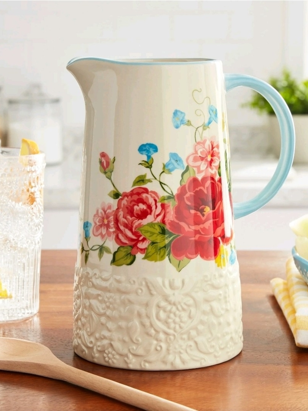 The Pioneer Woman - White Jar by Sweet Rose, 2.1 Quarters